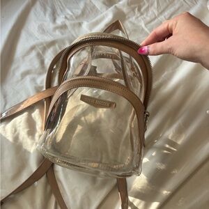 Steve Madden Tan Backpack Compact and Versatile